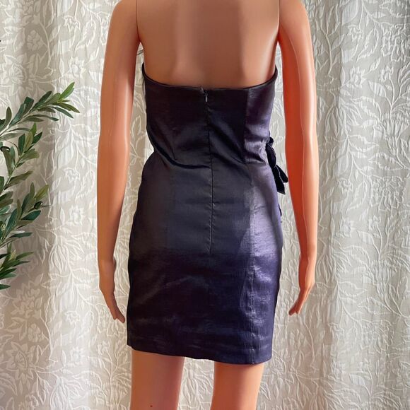 Vintage Y2K Jessica McClintock Iridescent Purple Trashy McBling Dress Size 8 - Picture 5 of 8